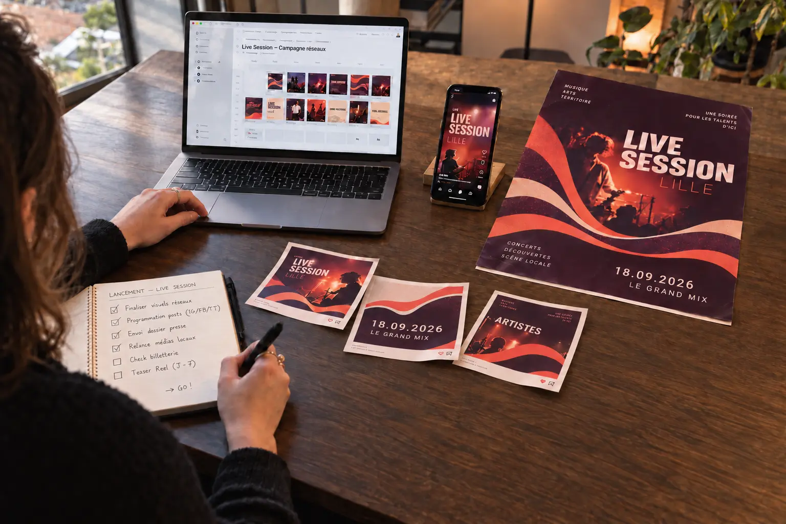 Direction visuelle LMG Agency — Communication
