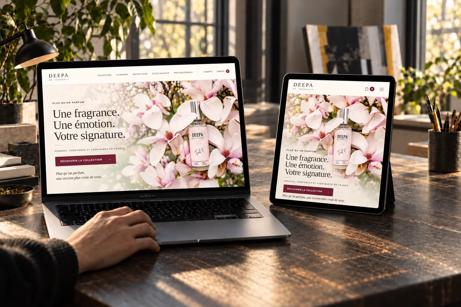 Direction visuelle LMG Agency — Sites & digital